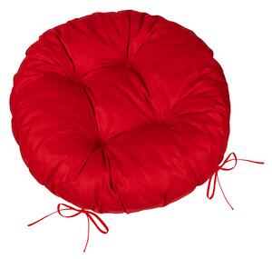 BELLATEX Sedák Adéla prošívaný kulatý Červená průměr 40 cm