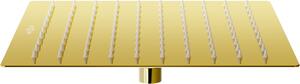 MEXEN SLIM Sprchová hlavice 25x25 cm zlatá 79125-50 - MEXEN
