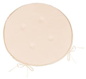 BELLATEX Sedák Adéla kulatý hladký Kávová průměr 40 cm