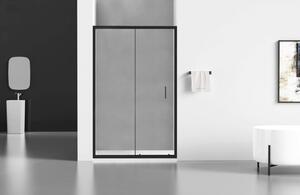 MEXEN APIA sprchové dveře 100x190 cm 5mm, černá-čiré 845-100-000-70-00 - MEXEN
