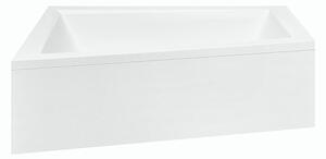 Besco Akrylátová asymetrická vana Intima 150x85 (160x90) Barva: Bílá, Rozměry (cm): 150x85, Orientace: Levá