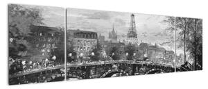 Obraz Paříže na stěnu (170x50cm)