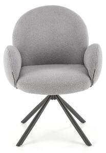 Jídelní židle SCK-498 šedá/černá