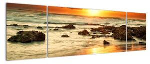 Západ slunce na moři - obraz (170x50cm)