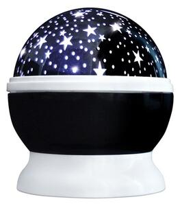 SOLIGHT LED vánoční projekční koule, RGB - multicolor, 9 režimů, otáčení, USB, 4x AAA