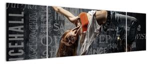 Street dance - obraz (170x50cm)