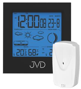 JVD Černá bezdrátová meteostanice s venkovním čidlem JVD RB672.1 ( )