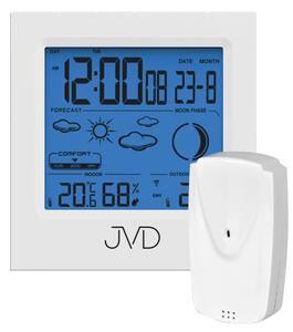 JVD Bílá bezdrátová meteostanice s venkovním čidlem JVD RB672.2 ( )
