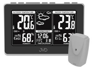 Černá rádiem řízená meteorologická stanice JVD RB658 (Černá rádiem řízená meteorologická stanice JVD RB658)