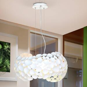 Závěsné svítidlo Narisa LED 5xG9, Ø47cm, bílé