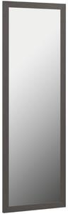 Tmavě šedé dubové nástěnné zrcadlo Kave Home Wilany 52,5 x 152,5 cm