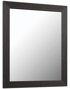 Tmavě šedé dubové nástěnné zrcadlo Kave Home Wilany 47 x 57 cm
