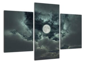 Obraz měsíce a mraků (90x60cm)