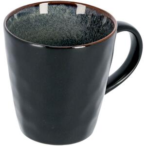 Černo modrý keramický hrnek Kave Home Odile 0,37 l