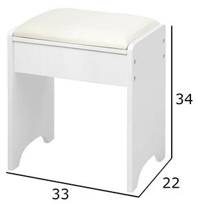 Kosmetická židle 34 x 22 x 33 cm BC HT-CH