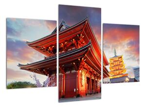 Obraz chrámu v Japonsku (90x60cm)