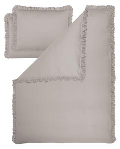 Livarno® Saténové povlečení z mikrovlákna, 200 x 220 cm (šedá) (100406828002)