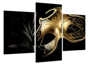 Karnevalová maska - moderní obraz (90x60cm)