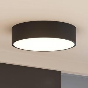 Arcchio LED stropní svítidlo Noabelle, Ø 40 cm, černá, kov, stmívatelný, Černá, Kuchyň, kov, Moderní
