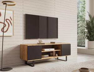 Stolek pod televizi 135 cm AVIOR - dub craft / černý