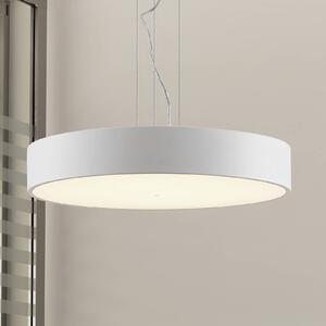 Arcchio LED závěsné světlo Noabelle, Ø 60 cm, bílá, kov, stmívatelný, Bílá / opál, Kuchyň, kov, Moderní