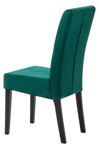 Zelená čalouněná židle VENES