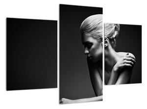 Černobílý obraz ženy (90x60cm)