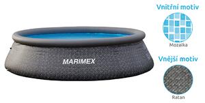 Marimex | Bazén Marimex Tampa 3,66x0,91 m s pískovou filtrací - motiv RATAN | 19900082