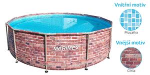 Marimex | Bazén Marimex Florida 3,66x0,99 m s pískovou filtrací - motiv CIHLA | 19900119