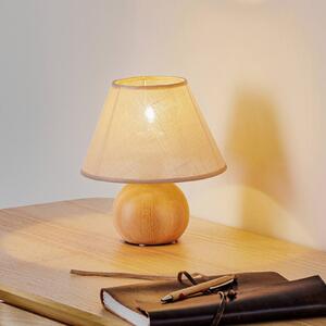 Envostar Gill stolní lampa, dřevo přírodní/béžová