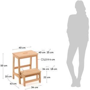 OnaDnes -20% Březová stolička Kave Home Nell 50 cm