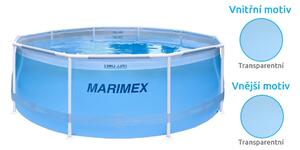 Marimex | Bazén Marimex Florida 3,05x0,91m s pískovou filtrací - motiv transparentní | 19900116