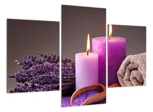 Obraz - Relax, svíčky (90x60cm)