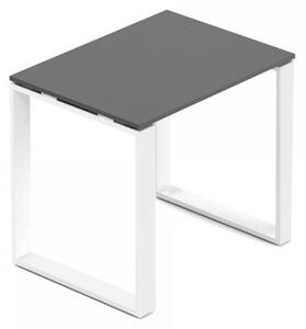 Jednací stůl Creator 80 x 60 cm, bílá podnož