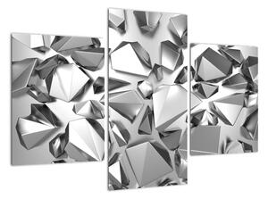 Abstraktní obrazy - krystaly (90x60cm)