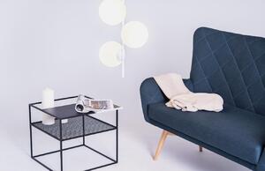 Nordic Design Bílé skleněné závěsné světlo Bubbly 93 cm