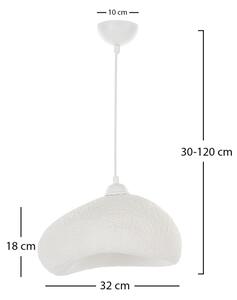 Brilagi - Lustr na lanku WABI SABI 1xE27/40W/230V pr. 32 cm bílá