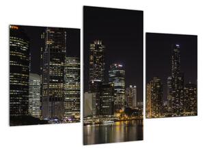Obraz nočního velkoměsta (90x60cm)