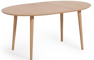 Dubový rozkládací jídelní stůl Kave Home Oqui 120-200 x 90 cm