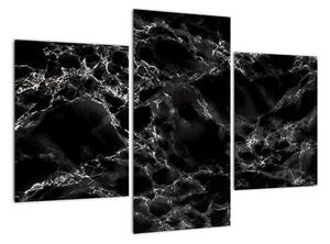 Černobílý mramor - obraz (90x60cm)