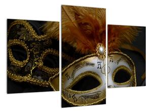 Karnevalová maska - obraz (90x60cm)