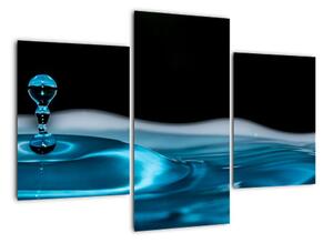 Obraz kapky vody (90x60cm)