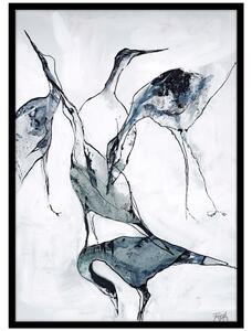 Obraz 50x70 cm Crane – Malerifabrikken