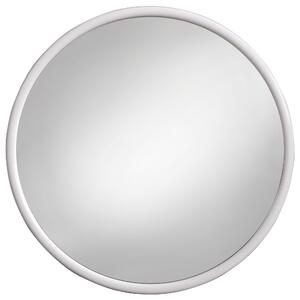 AMIRRO Zrcadlo na zeď do pokoje ložnice koupelny předsíně kulaté v rámu KUBA - kruh Ø 40 mm v bílém plastovém rámu 110-295