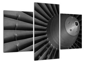 Detail turbíny - obraz (90x60cm)