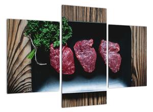 Obraz - steaky (90x60cm)