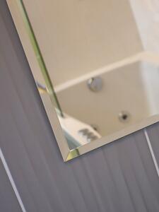 Zrcadlo do koupelny - 30 x 40 cm fazetou bez závěsů - Crystal