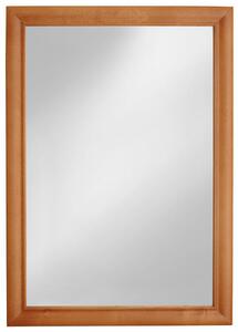 Zrcadlo na zeď chodbu do pokoje ložnice předsíně JUPITER 40 x 50 cm olše v dřevěném rámu 220-314