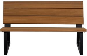 Hoorns Dřevěná zahradní lavice Bencan 132 cm