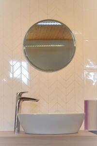 Kulaté zrcadlo do koupelny - ø 45 cm s fazetou - Opal